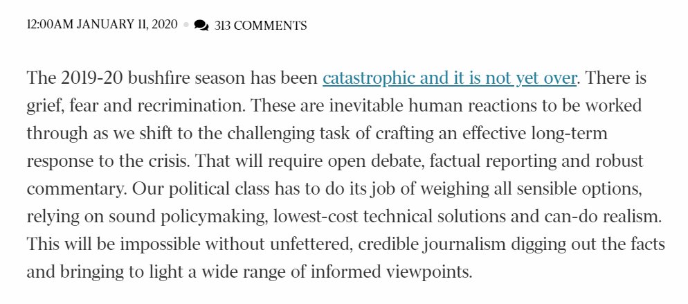 First of all, it's hard to tell who wrote this. It certainly isn't Chris Kenny (not jejune enough). Sharri Markson would be more reproachful. Maybe Chris Dore? Maybe a shared Google Doc between them all? Who knows. In any case, they start by claiming to be cool-headed ones.