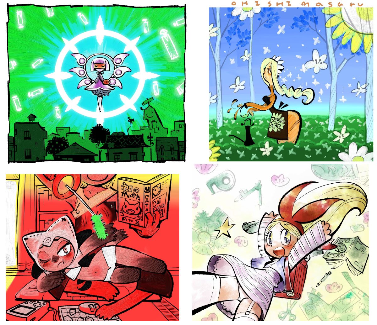 大石まさる タイニーマイティボーイ は 毎回ゲストヒロインが出るタイプのショートコメディです モノクロのは企画書の一部 稲妻さんは気に入ってたので 次の連載のルーミおねえちゃんに引き継がれていますね T Co Pbja2hgxoz Twitter