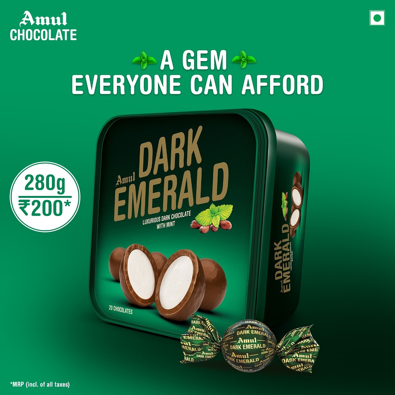 Buy Amul Milk Chocolate-Gifts Delivered in 24 hours