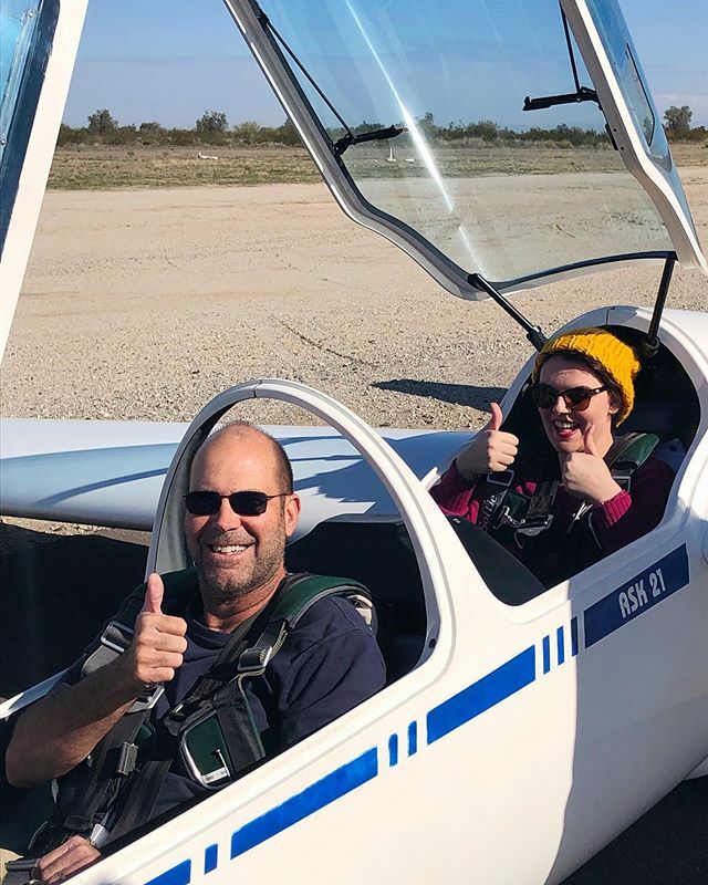 KaylaIzard's tweet photo. And me trying to memorize the bail out procedure. Brian wasn’t too worried about it though, so I decided not to be nervous until the pilot was.😉 https://t.co/eDaMhW58qd https://t.co/WjhGB6K0d2