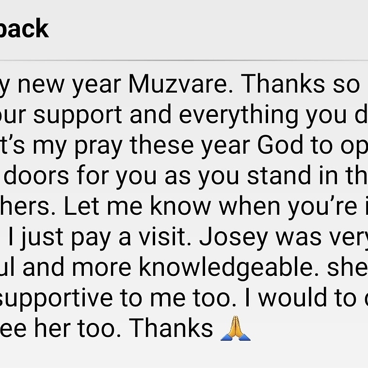 FEEDBACK 
ANONYMISED BUT NOT EDITED
When our girls and young women are happy, we also happy too.