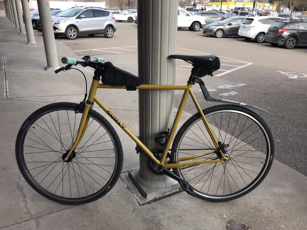 ridewithfroth's tweet photo. Missed yesterday but back on track today! 9 for 10 #31daysofwinterbiking https://t.co/EE4hIsFZyR