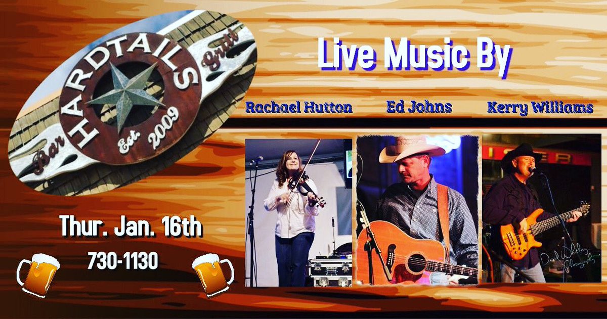 OneTonCountry's tweet photo. Thursday Night @HardtailsBar https://t.co/vZZHw7XOx2