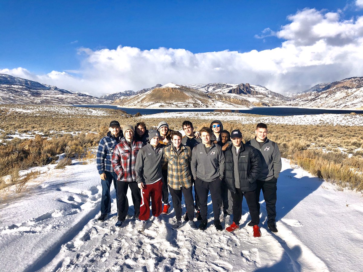UIndyWrestling's tweet photo. 📍Colorado 
Breathtaking views today, 4️⃣ duals  at @wcuwrestling tomorrow. https://t.co/YnvAieKlO9