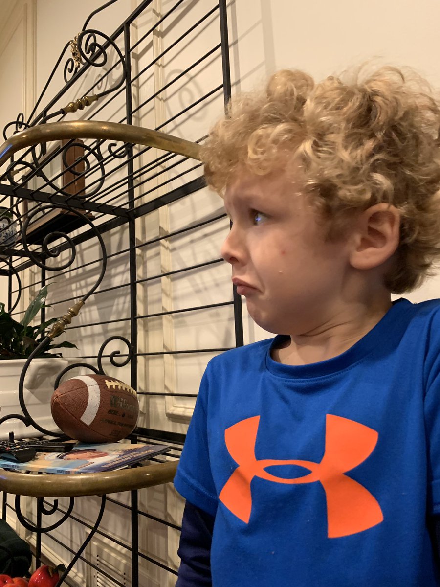 My 5 year old nervously watching <a href="/wfaaweather/">Pete Delkus</a> #wfaaweather