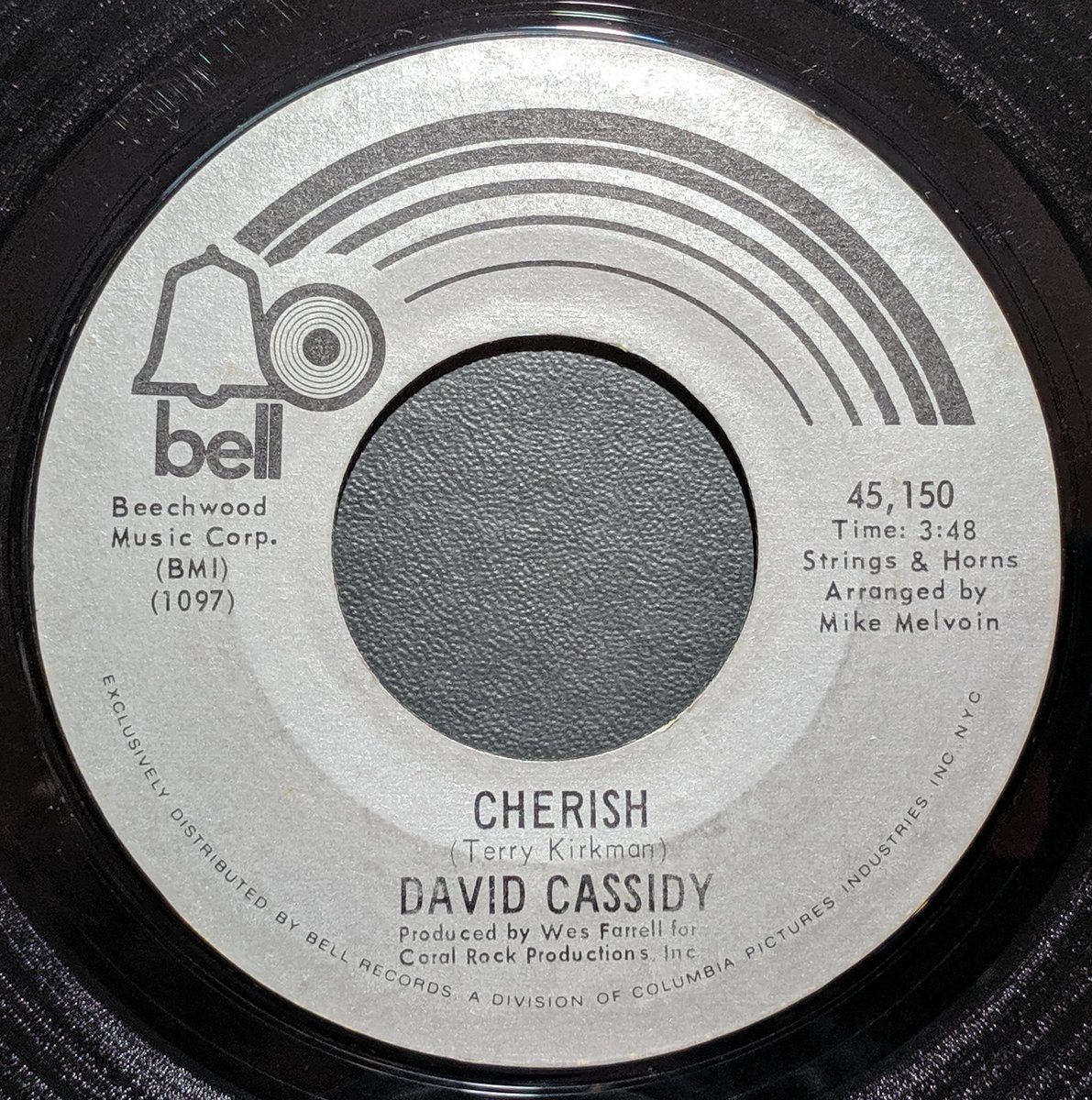 TheClassof72's tweet photo. TODAY IN 1972:  David Cassidy "Cherish" on Bell Records, holds the #9 position on Billboard's Hot 100. https://t.co/EmjghznvUJ