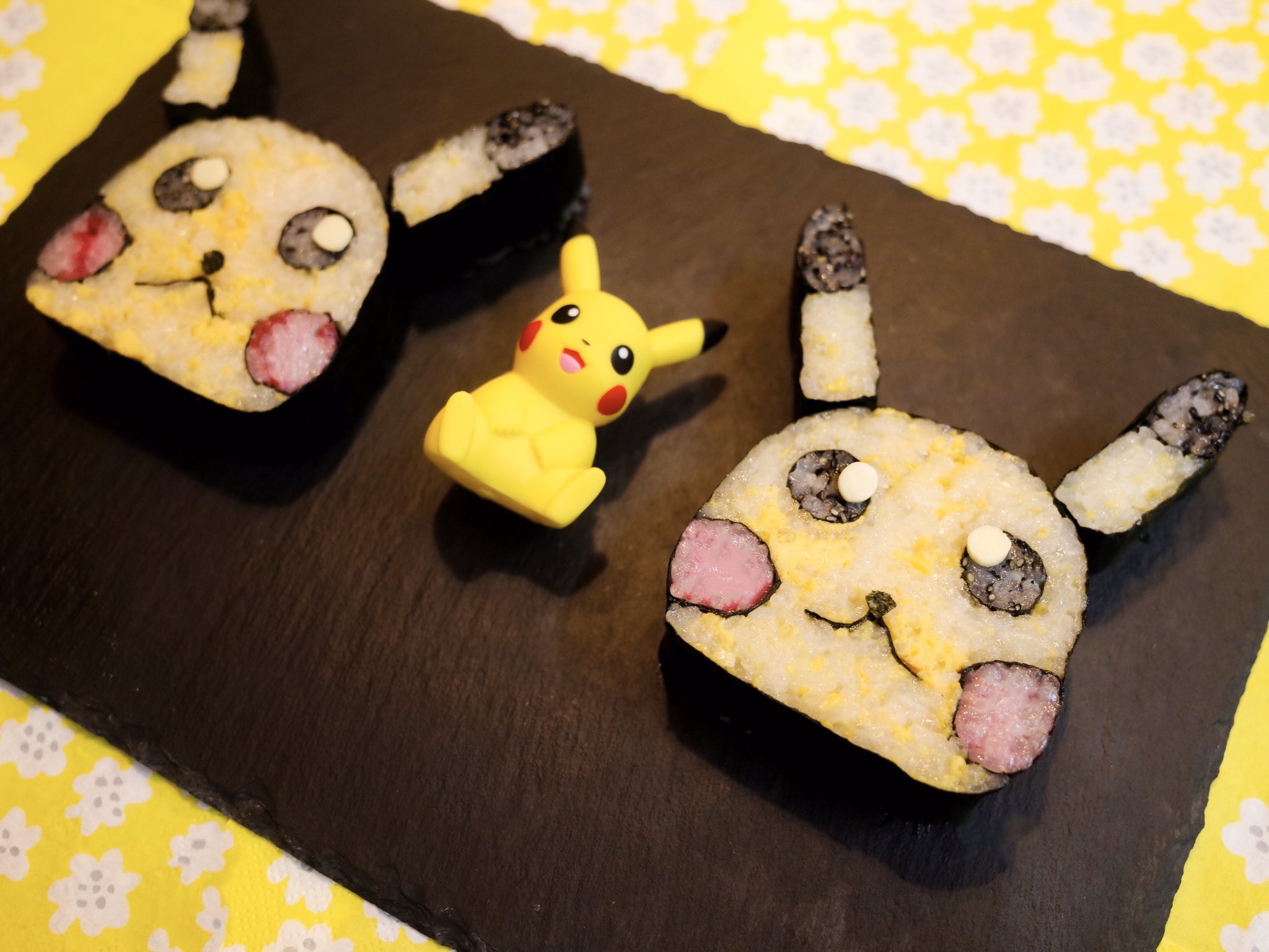 茶々 キャラクター巻き寿司 ポケモン ピカチュウ スヌーピー Snoopy 巻き寿司 寿司アート Twitter家庭料理部 T Co 46acbmt2ly Twitter