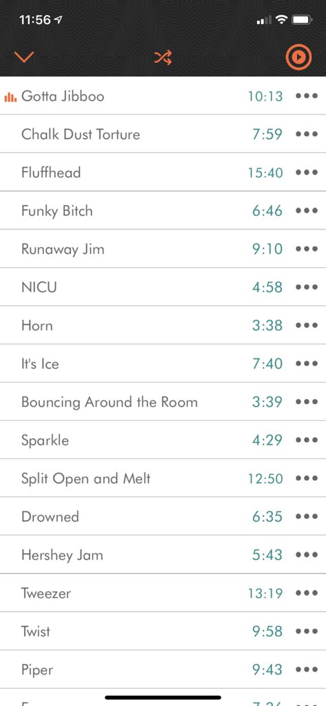 Chinner0313's tweet photo. Phish 6/13/10. Underrated sleeper. Great setlist AND execution. Mike was on 🔥. #CSOTW https://t.co/JlRqO8xd3N