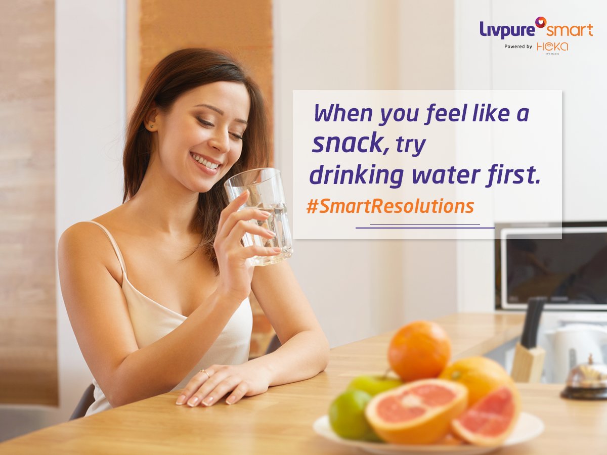 LivpureSmart's tweet photo. Numerous studies have shown that drinking pure, healthy water 30 minutes before consuming food can result in consuming less calories at those meals, essentially keeping you fit. So why not make this a habit? At least we’ve got your back!
#LivpureSmart #SmartResolutions https://t.co/nBF25t2So0