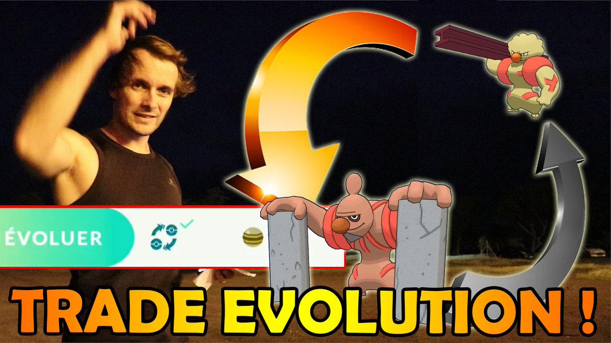 Joenesteam's tweet photo. TRADE EVOLUTION & NOUVEAUX POKÉMONS DANS POKÉMON GO !!
https://t.co/P0yu7mOUIi
#PokemonGo #TradeEvolution https://t.co/R8qMb4FByT