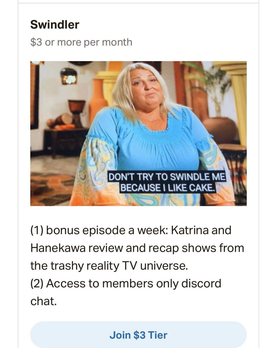 The Fraudcast’s Patreon is now live with episodes dropping this week! (And it’s cheap y’all, like your mama) Patreon.com/TheFraudcast #90dayfiance #thefraudcast #realitytvpodcast #patreon