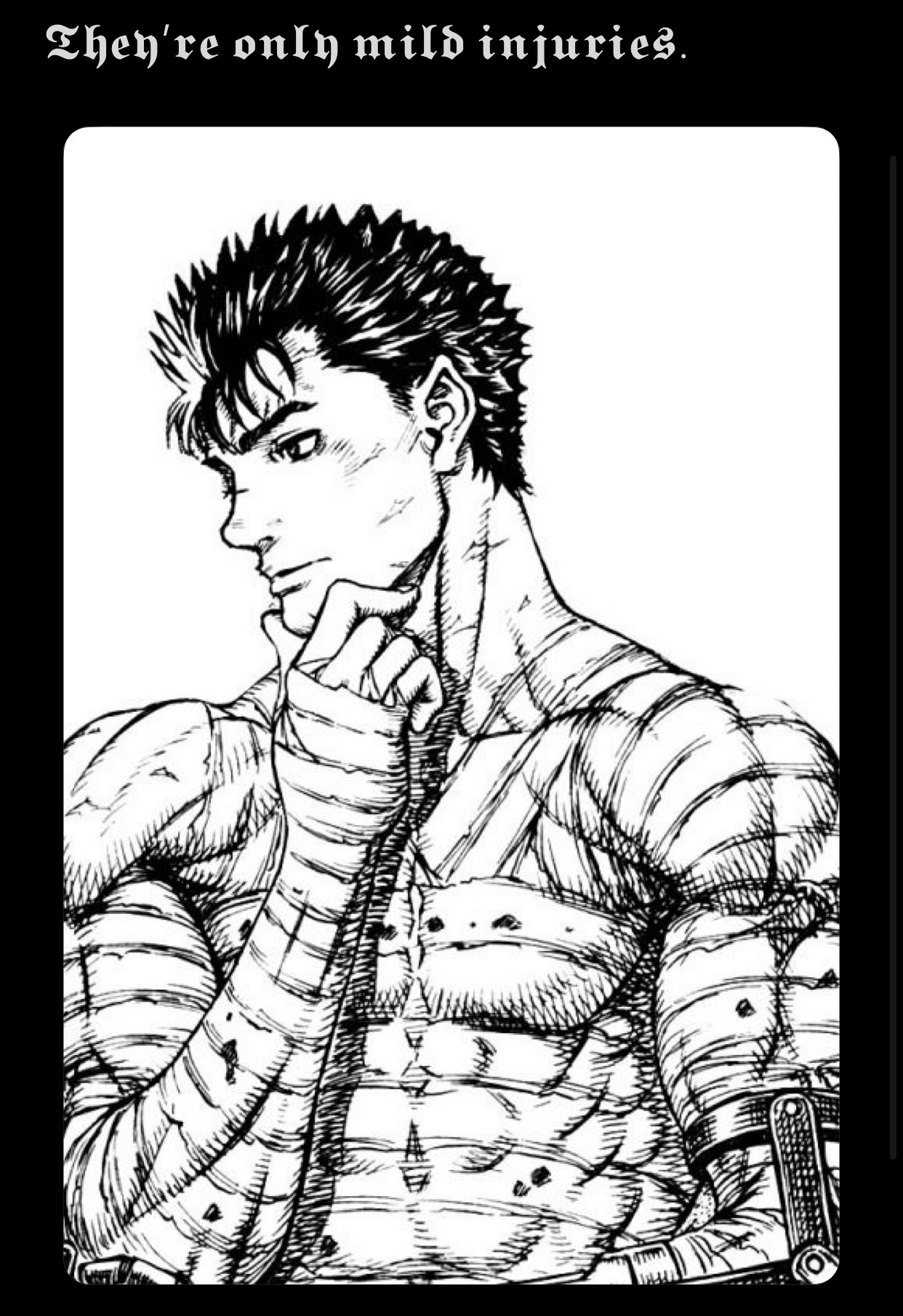 Guts Берсерк Manga