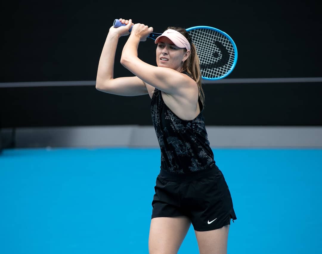 jheannie77cs's tweet photo. Happiness is to see @MariaSharapova on court doing what she love to do.. π₯°πΎ #trainingpova #AO20 https://t.co/5kqgzJlI2r