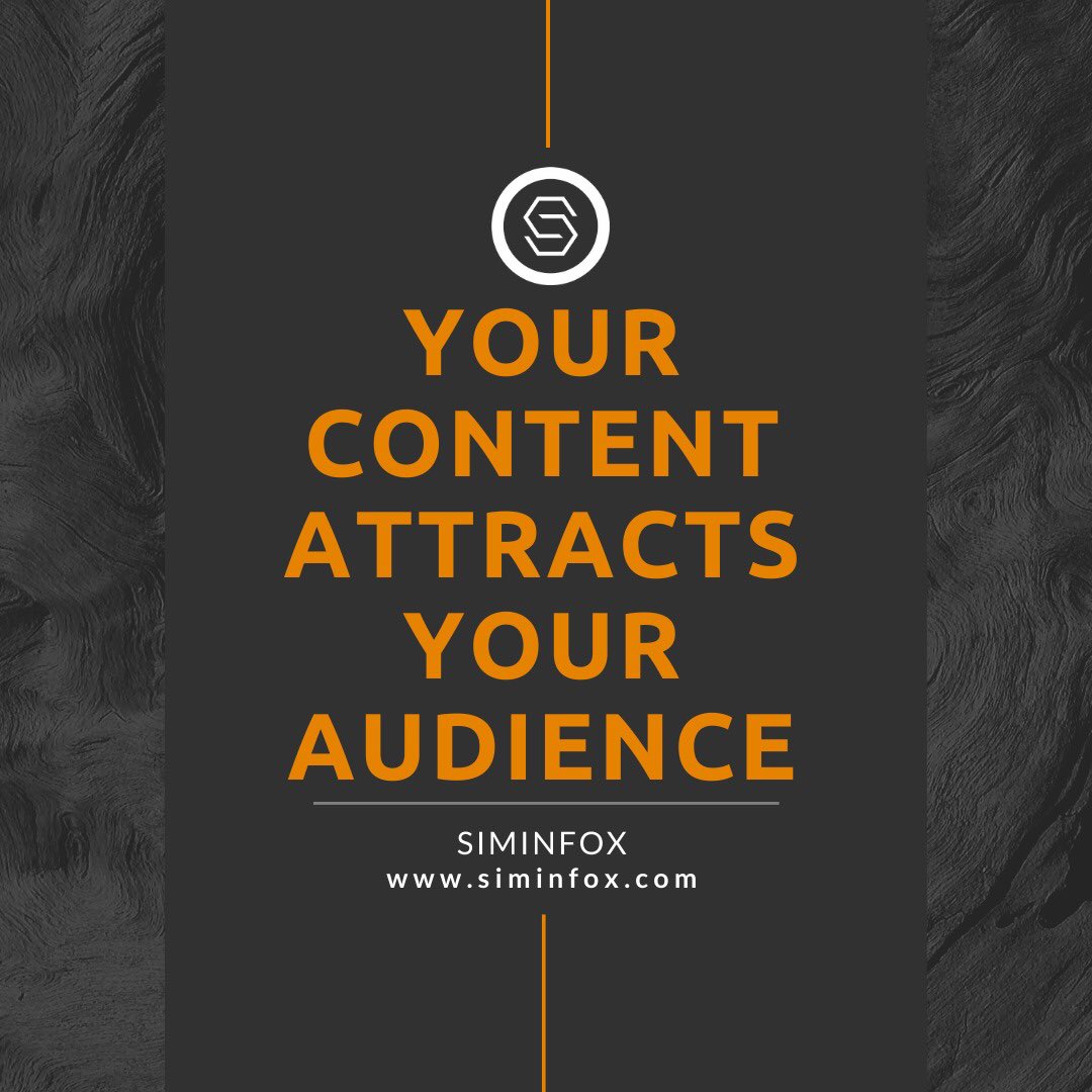 SIMINFOX on X: Your content attracts your audience! #content #audience  #customers #foxstories #website #webdesign #webdevelopment #branding  #marketing #digitalmarketing #hashtag t.coWgBjzDk9UO  X