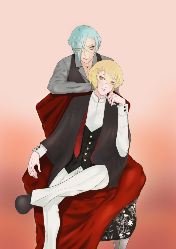 城山咲 ハル 刀剣乱舞ファンアート 源氏兄弟 絵描きさんと繋がりたい イラスト好きさんと繋がりたい