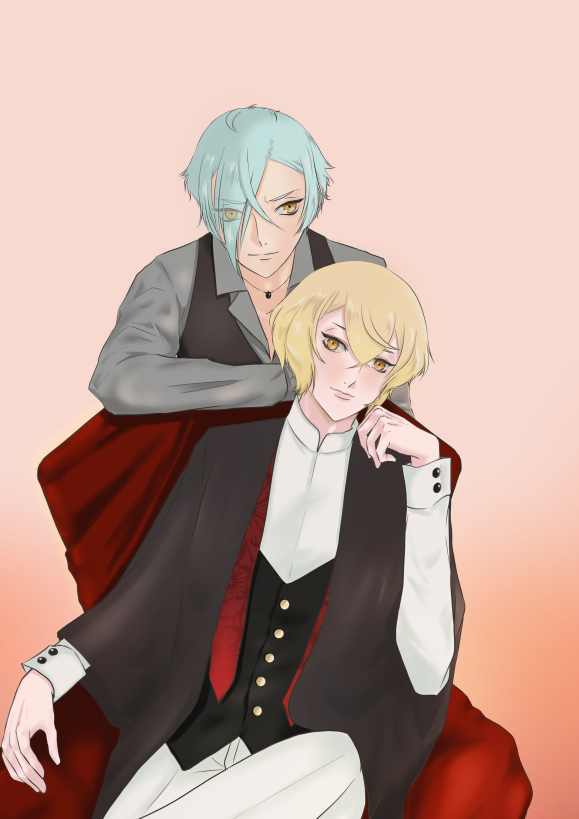 城山咲 ハル 刀剣乱舞ファンアート 源氏兄弟 絵描きさんと繋がりたい イラスト好きさんと繋がりたい
