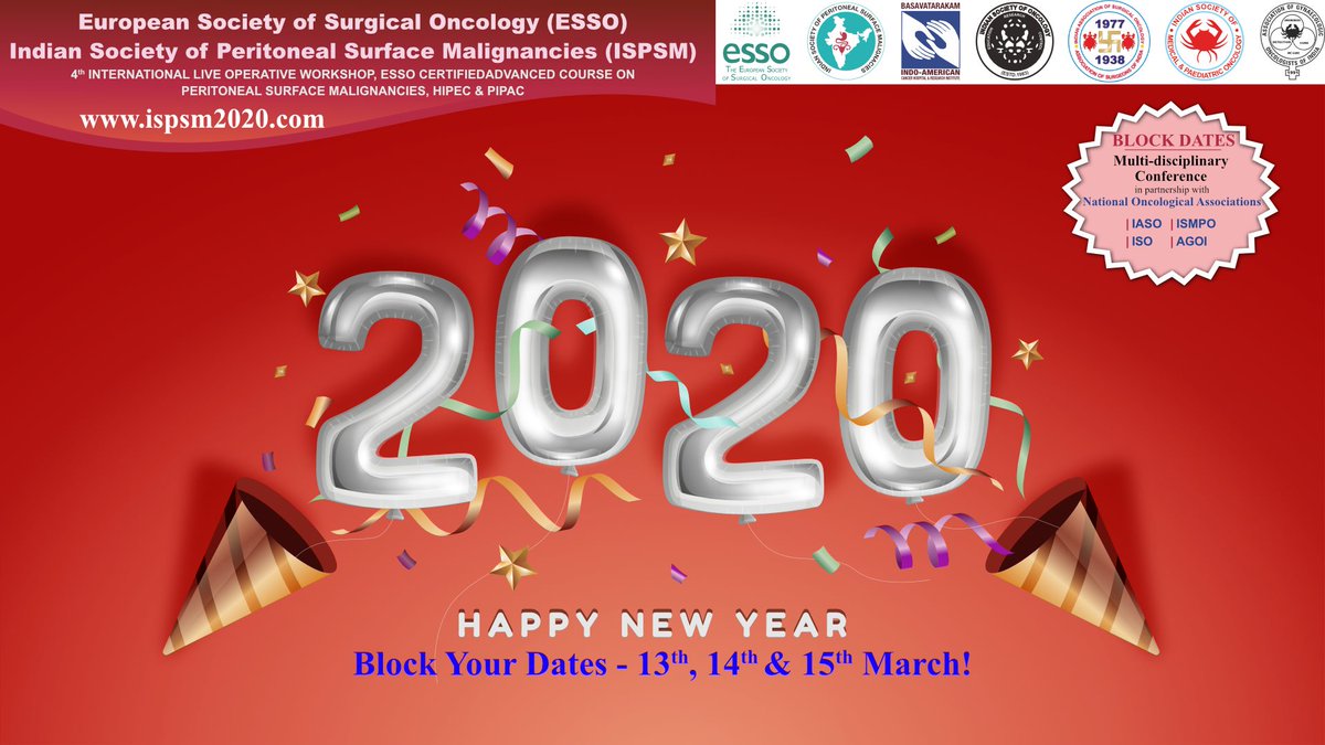 2020Ispsm's tweet photo. 4th International Live Operative Workshop & ESSO Certified Advanced Course on Peritoneal Surface Malignancies, HIPEC & PIPAC - Hyderabad - March 2020
Register now - https://t.co/LpJlJrCR9A
#peritonealsurfacemalignancies #cytoreduction #HIPEC #PIPAC #ispsm2020 #ispsm #ESSO https://t.co/mKt8bFxzun