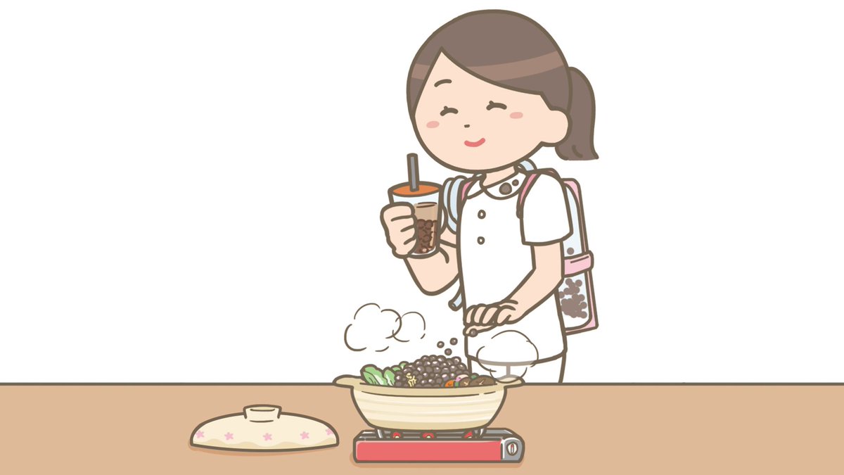 看護roo 公式 かんごるー No Twitter 話題の タピオカミルクティー鍋 を作る看護師のイラストです 看護師 イラスト集 看護roo フリー素材 T Co Kptlpdk3sa