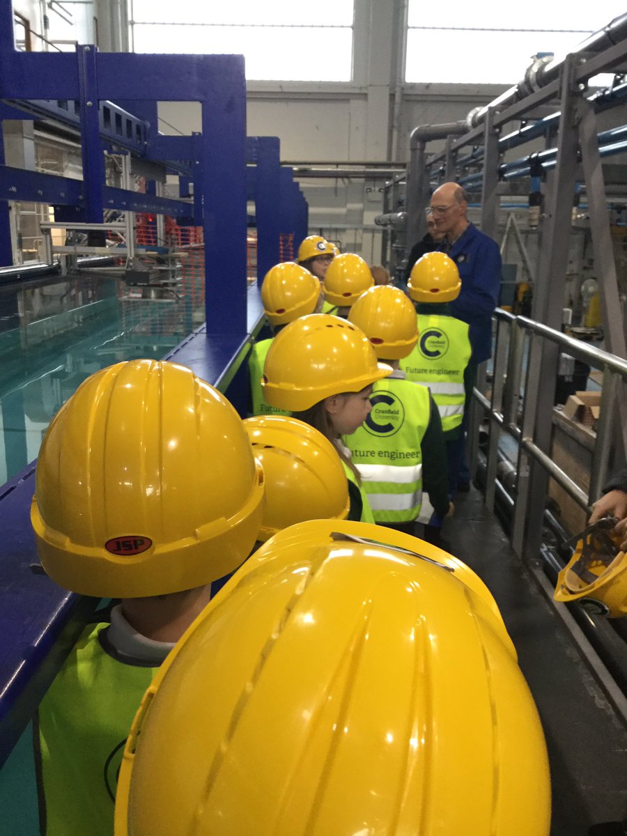 TickfordPark's tweet photo. The children visiting Cranfield University, floating their boats in the huge flotation tank. #TP4STEM https://t.co/3G98Xh4tCY