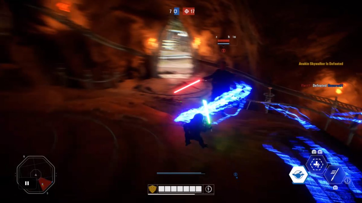 j0nnybrav0gam3r's tweet image. Electrifying... #ForceLightning #CountDooku #MasterYoda #Battlfront2 #PS4share