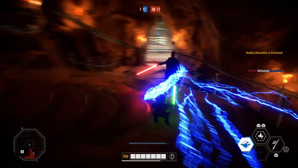 j0nnybrav0gam3r's tweet image. Electrifying... #ForceLightning #CountDooku #MasterYoda #Battlfront2 #PS4share