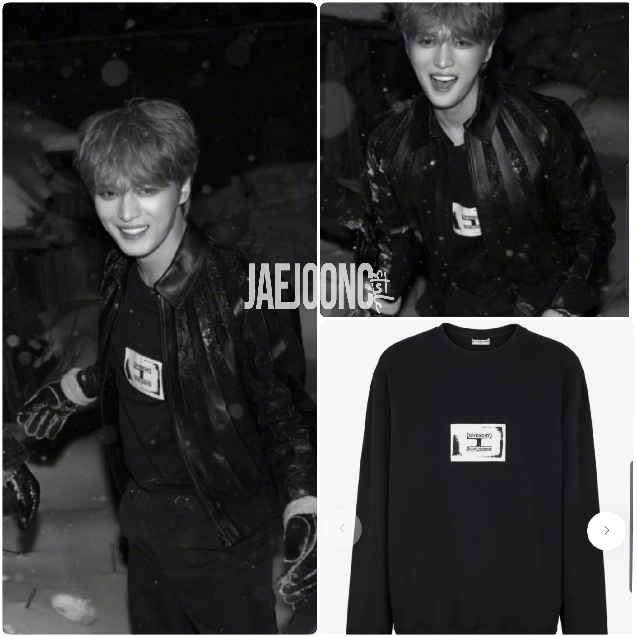 jaejoongstyle on X GIVENCHY STUDIO HOMME SWEATSHIRT WITH PATCH 680 est February 2020 Issue Cosmopolitan China Magazine Weibo Cosmo China Weibo Givenchy official site jaejoong