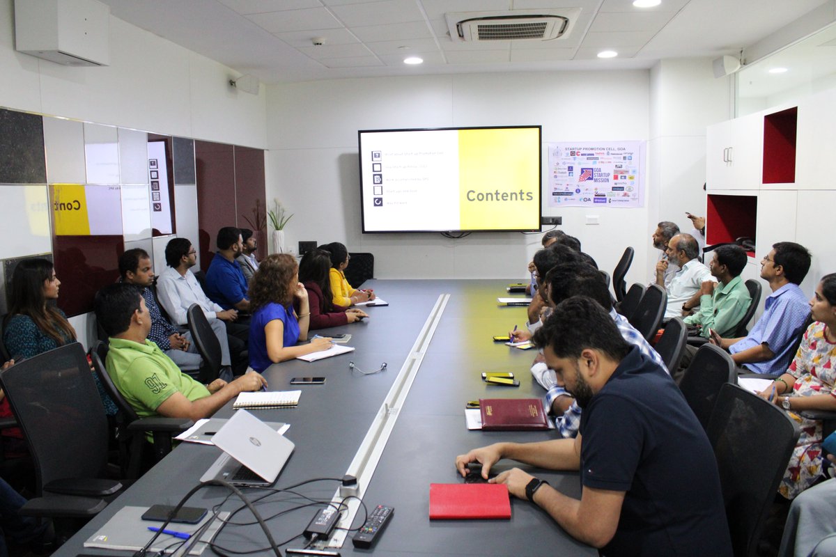 Startup Interaction Meet was organised on 9 January 2020 by Department of Information & Technology, Goa to meet and discuss over the initiative of Government of Goa for Startups #StartupIndia #StartupGoa