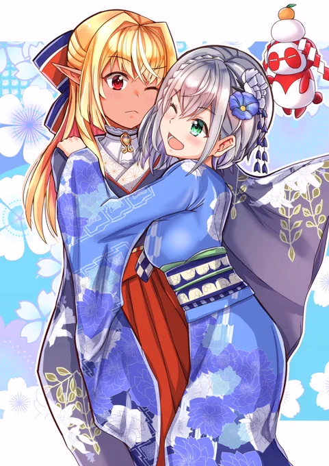 晴れ着ノエフレ!!⛩?

 #ノエラート #しらぬえ 
