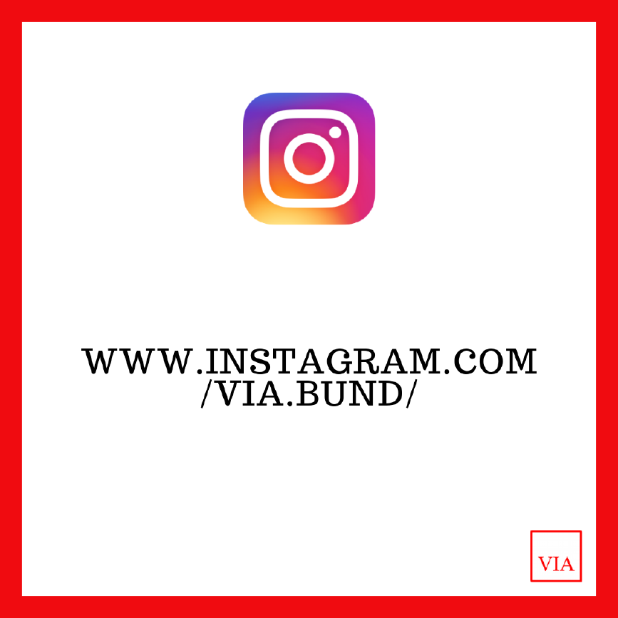 Folgen Sie uns auch auf Instagram!
instagram.com/via.bund.de/