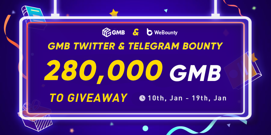 webounty_io's tweet photo. #NewBountyOnline 😊😊

Tomorrow we will have #GMB &amp; @VsexPro bounty events online at the same time!

🎁Total reward pool: 2400 $USDT in 2 weeks！

Are you ready for receiving these tokens yet?? 😎

Get #GMB: https://t.co/sCrk0nyZH6
Get #XWC: https://t.co/OMpJ4iqUYL

@exchange_q https://t.co/0sIv1Gu0rd
