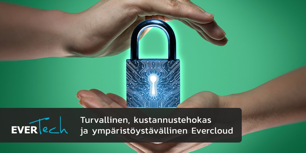 Evertech_fi's tweet image. Kysyimme #Evercloud-pilvipalvelun käyttäjiltä tarjoamamme ratkaisun luotettavuudesta ja toimintavarmuudesta. Asteikolla 1-10 keskiarvo oli yli 9. Sinäkin voit turvallisin mielin siirtää huolesi ja pilvesi haltuumme: evertech.fi/evercloud-pilv… #cloud #pilvi #tividc #tietoturva
