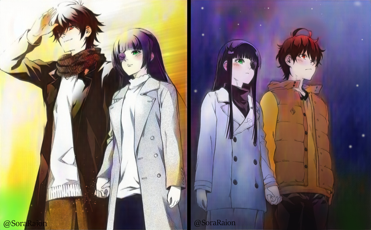 Sora Raion Rokuro Benio New Year Sora Manga Wallpaper 双星 の陰陽師 Sōseinoonmyōji Twinstarexorcists 焔魔堂ろくろ 化野紅緒 T Co D8ffplce3l T Co Zpax2cllqt Twitter