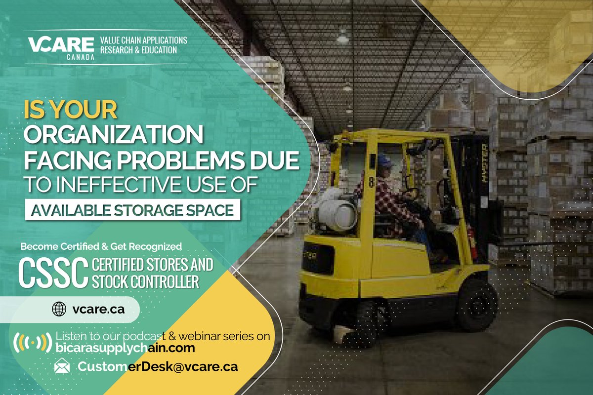 AcademyVcare's tweet image. Learn solving your problems of #Ineffective Use of Available #StorageSpace
Learn #howtoimprove Inefficient Communication and problem in #StockIDentification

CustomerDesk@vcare.ca | vcare.ca
Mob: +1.647.849.9154