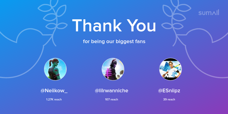 ColorsFTN's tweet photo. Our biggest fans this week: Neiikow_, lilrwanniche, ESniipz. Thank you! via https://t.co/7eIEAAhxEg https://t.co/vdex9zdFfC