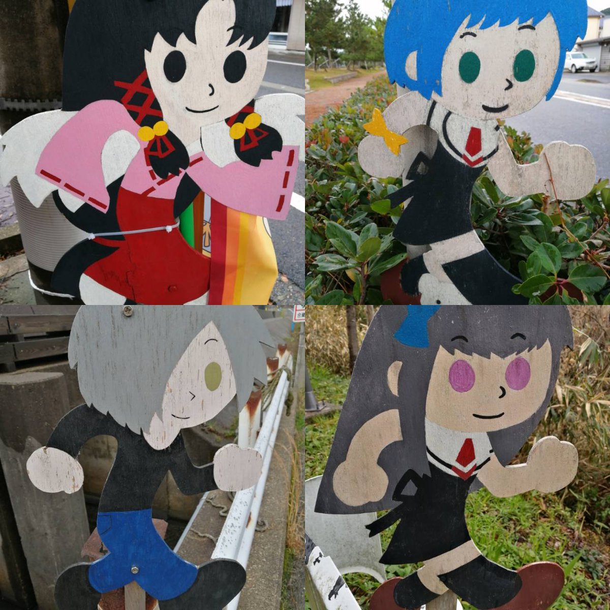 香美町香住観光協会 松葉がに は３月末まで Air飛び出し坊や全６体の現状を確認してきました みちる と 観鈴 は早急に修繕が必要ですね みちるは昨年５月末に塗装をし直したはずなのに また完了しましたら報告いたします 香美町