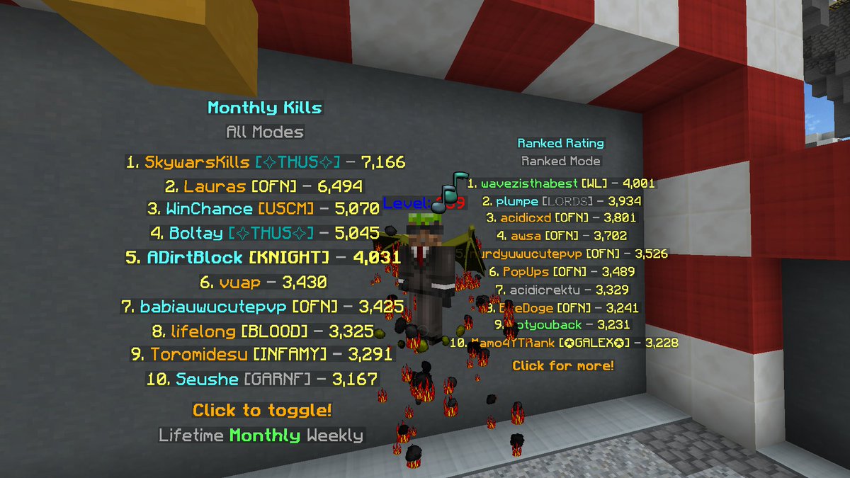 Can't remember the last time I've tweeted, but 27th person in the world to hit Skywars Level 50. Hope everyone's life is going well :P