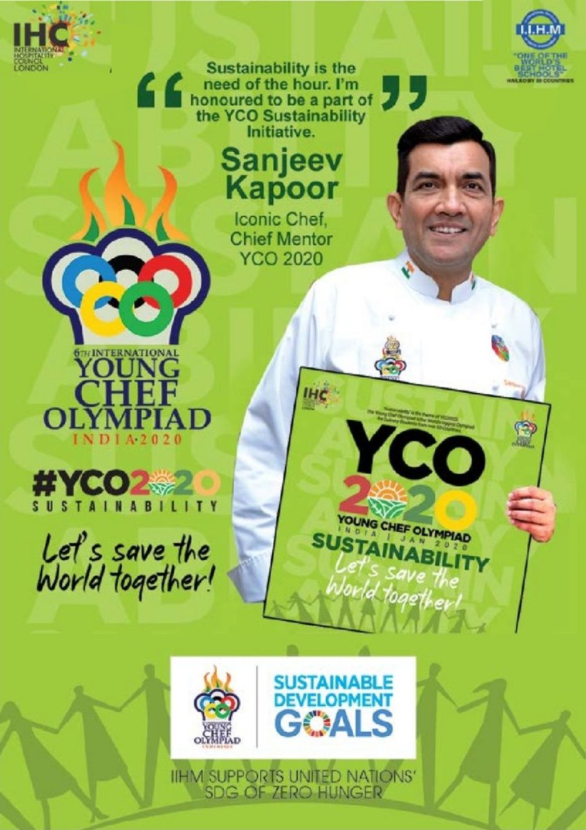DipayanAdhikar2's tweet photo. The Big Event with a broad mentality. #YCO2020 with UN's #Sustainabilty goals to promote a better world for Future.
@SanjeevKapoor @subornobose @AADirIIHMDELHI @JImmanue https://t.co/M2lSbs0aBT