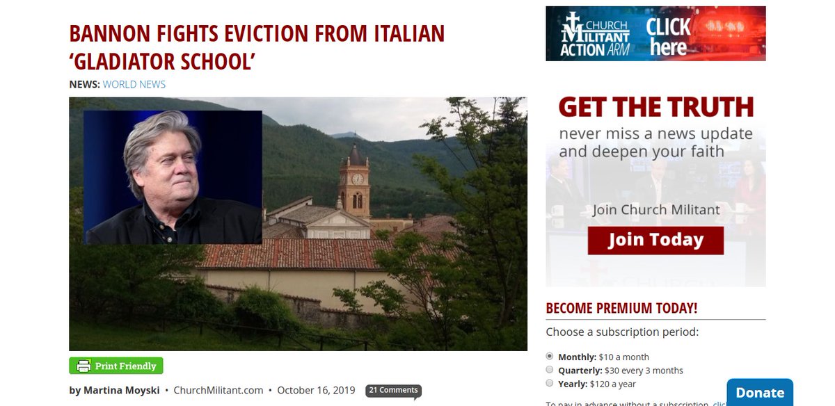 TheDonSean's tweet photo. @BobertDesmond @Michael_Voris #Voris is helping the #OpusDei build a F*g-file like US intelligence agencies did for blackmailing politicians. This file will be used by the coup which #Vigano is part of around the Dignatatis Humanae Institute and Steve Bannon-Gloria Thurn und Taxis Salon in Regensberg. https://t.co/uLDTmIEbYx