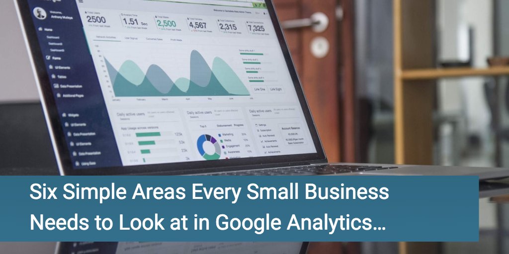 'Normal' business owners don't want to faff with techie stuff when they could be doing what they enjoy. Here's our simple way of checking Google Analytics so you can improve your #marketing. Six Simple Areas Every Small Business Needs to Look in Google Analytics…