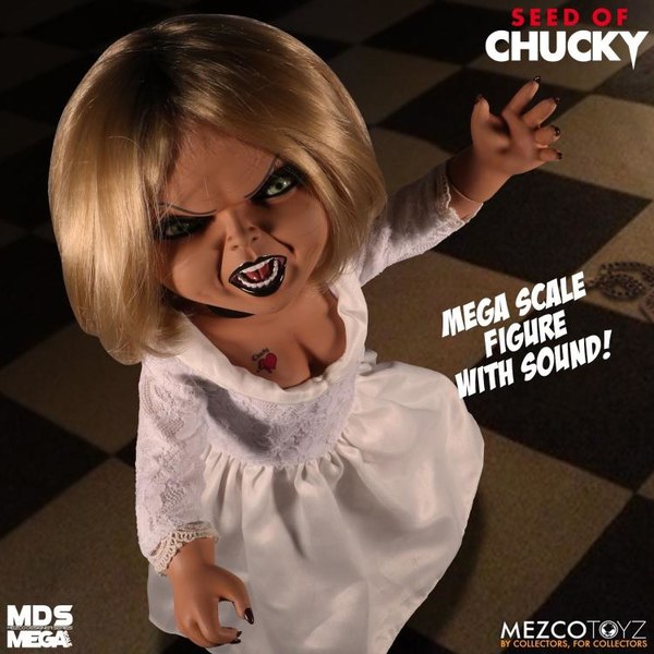ToyNewsInterna1's tweet photo. #SeedOfChucky #MezcoDesignerSeries Mega Scale Talking #Tiffany Figure From @mezcotoyz
https://t.co/NpQIRYYZyL https://t.co/q7tbQLcRjk