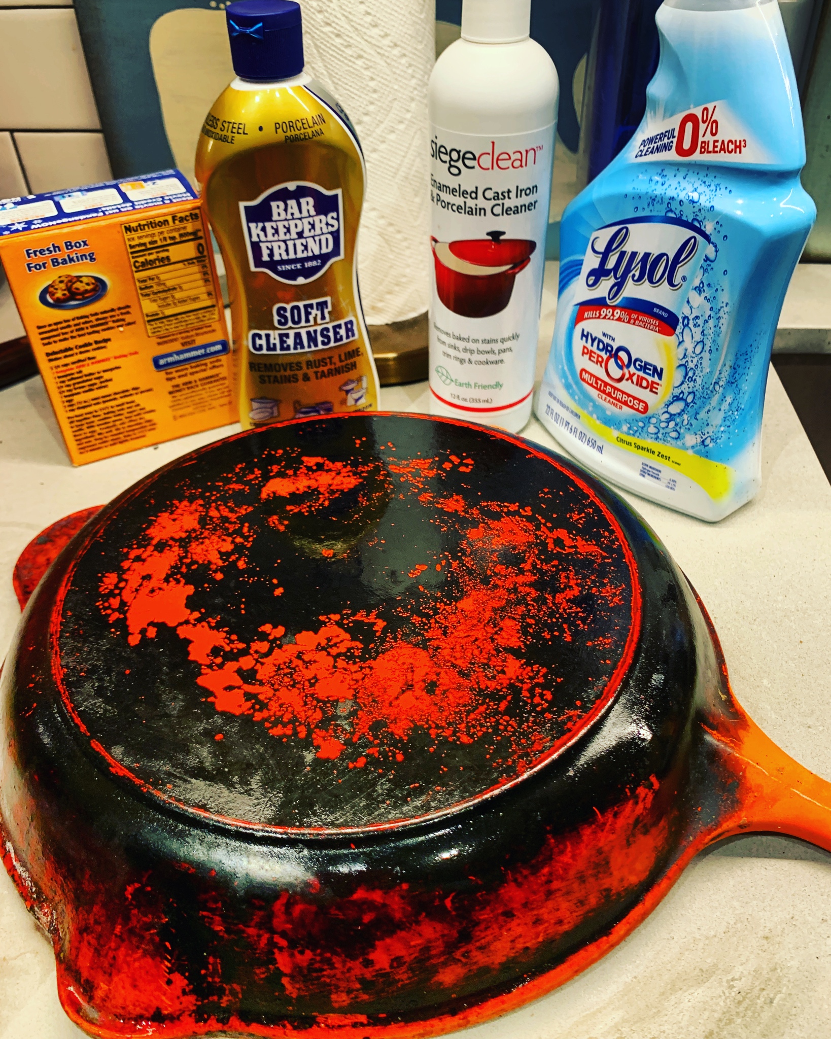 Justin Herman on X: Dear @lecreuset: I'm attempting to clean char