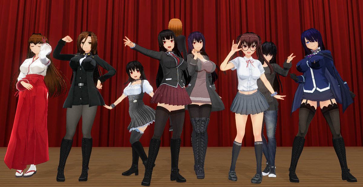 My Custom Order Maid 3D2 character preset set is finally finished