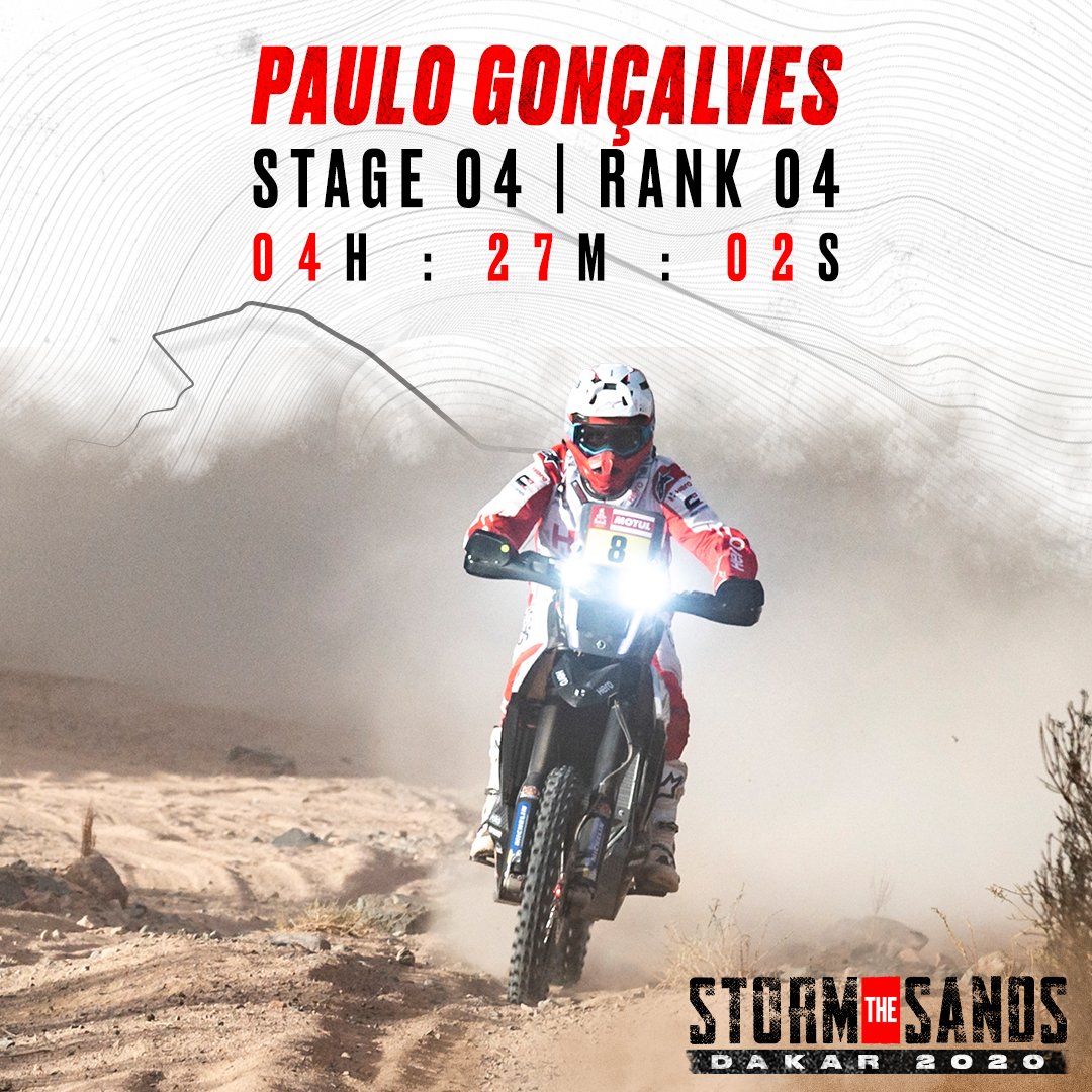 Dakar 2020 Stage 4 rankings. StormTheSands RaceTheLimits Dakar2020 https t.co BsbwYpYdQI Dakar 2020 Stage 4 rankings. StormTheSands RaceTheLimits Dakar2020 https t.co BsbwYpYdQI