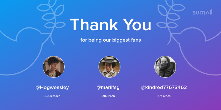foregin_trash's tweet photo. Our biggest fans this week: Hogweasley, mariifsg, kindred77673462. Thank you! via https://t.co/Y2G2VCzx4Y https://t.co/Tp0gNAgVXn