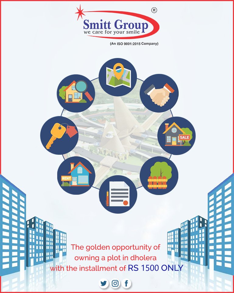 SmittGroup's tweet photo. Grab the best investment opportunity in India's first planned smart city, Invest in Dholera SIR Residential Plots…Secure your future with a small investment in India's first smart city.

☎️Contact us : +91 73596 22022

💻Website: https://t.co/r8QK1gZTJA

#dholerasir https://t.co/qTShGqRm7n