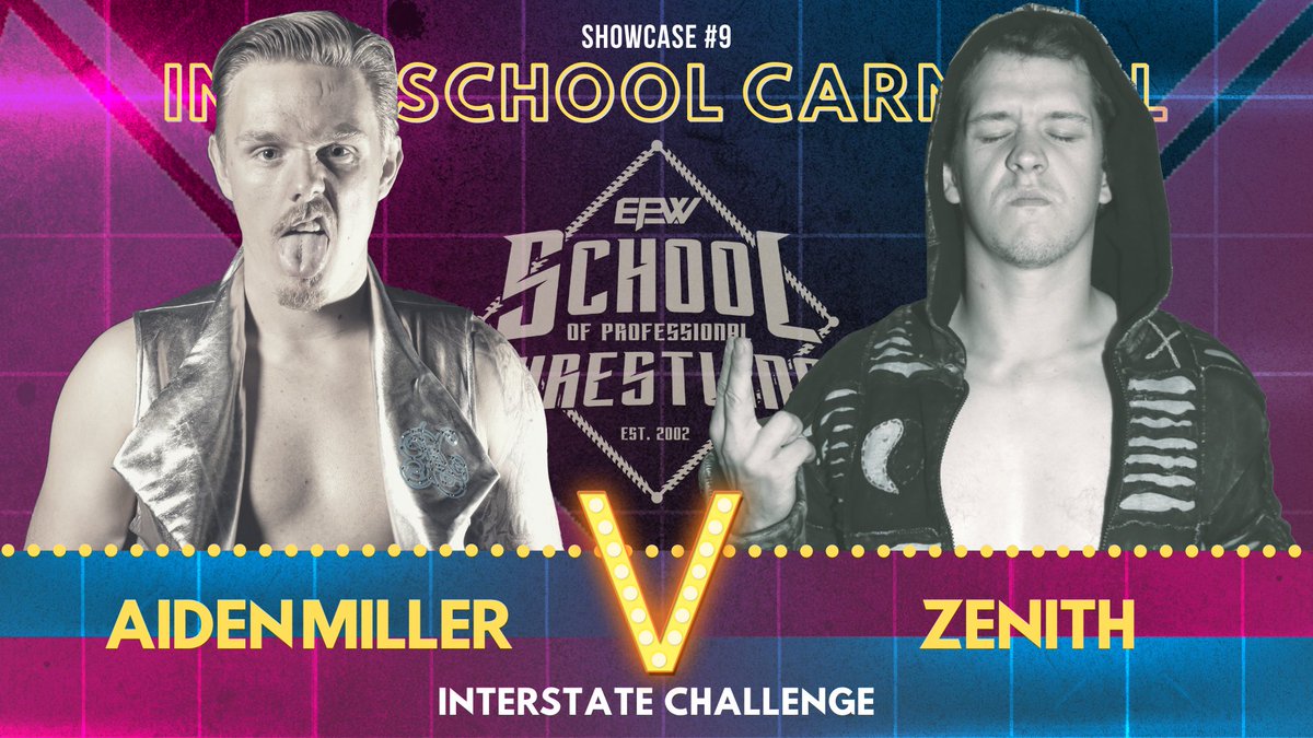 EPWSchool's tweet photo. MATCH ANNOUNCEMENT
Aiden Miller vs Zenith
#Showcase9 #InterschoolCarnival
Friday Jan 10th, 7pm
Tix: $10
Members: Free!
All profits to NSW firefighting efforts! https://t.co/tJPmD8imik