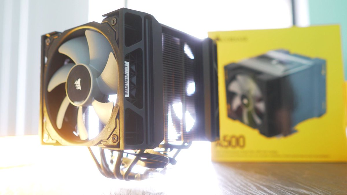 TechYESCity's tweet photo. Been about a decade since @CORSAIR Corsair released some air cooling, testing out this beast the A500 Air Cooler soon! https://t.co/qsoiFDYWtp