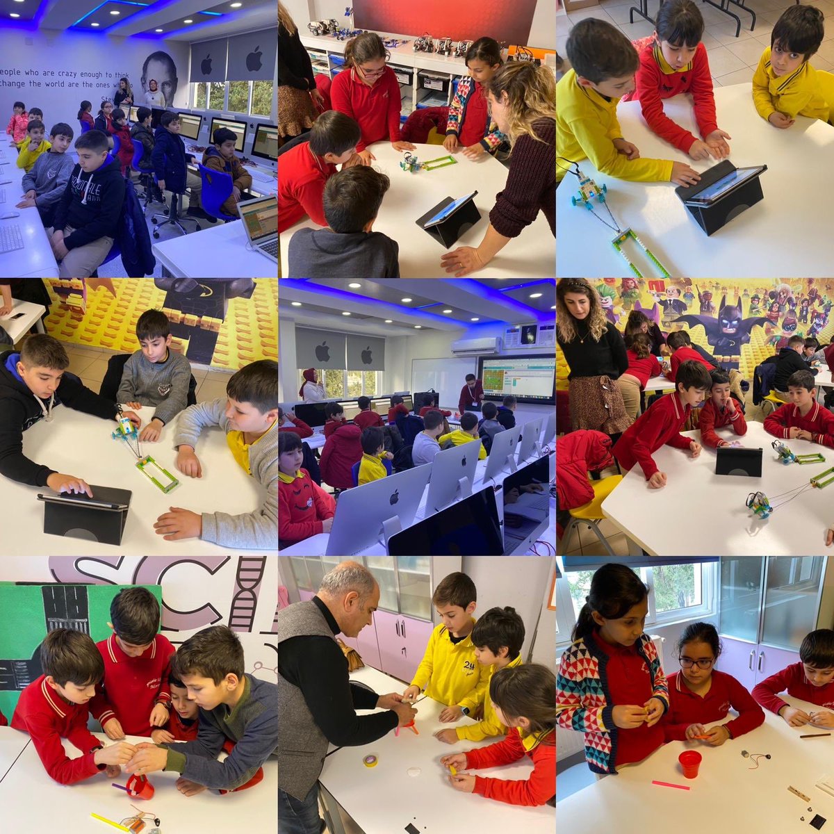 18 Nisan’da ev sahipliği yapacağımız First LEGO League Jr. Mersin Yenişehir Fuarına katılacak olan takımlardan 24 Kasım İlkokulu ve Yenişehir İlkokulu takımlarını okulumuzda ağırladık. 
#firstlegoleague 
#mersindoğakoleji