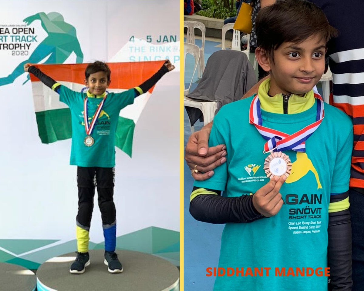 theorchidschool's tweet photo. TOS students shine in International Tournament

The Orchid School is proud to share the achievements of young Siddhant Mandge and Ishwari Mali,
who represented India in the International South East Asian Skating event held in Singapore and won many medals. https://t.co/iUmOCuMG2Y