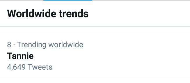 KTH_Facts's tweet photo. Tannie is trending WW at no. 8 after #Taehyung's post on Weverse captioned: "Tan-ah, shall we go?"

 Tannie has world wrapped around his little paw literally.

#BTSV  #V @BTS_twt https://t.co/zuBBBeq8Nn